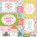 Echo Park - All About A Girl Collection - 12 x 12 Double Sided Paper - Multi Journaling Cards