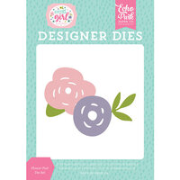 Echo Park - All About A Girl Collection - Designer Dies - Flower Pair