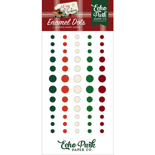 Echo Park - A Cozy Christmas Collection - Enamel Dots