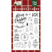Echo Park - A Cozy Christmas Collection - Clear Photopolymer Stamps Set - Let's Get Cozy