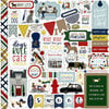 Echo Park - A Dog's Tail Collection - 12 x 12 Cardstock Stickers - Elements