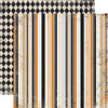 Echo Park - Apothecary Emporium Collection - Halloween - 12 x 12 Double Sided Paper - Hypnotic Stripes