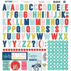 Echo Park - Anything Goes Collection - 12 x 12 Cardstock Stickers - Alphabet