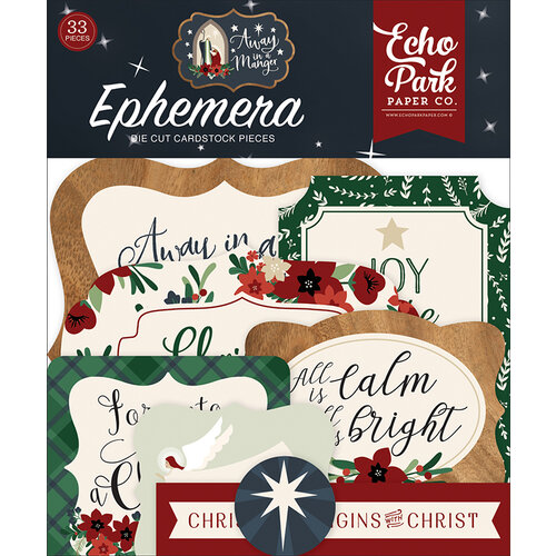 Echo Park - Christmas - Away In A Manger Collection - Ephemera