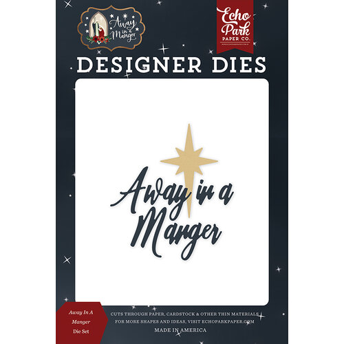 Echo Park - Christmas - Away In A Manger Collection - Designer Dies - Away In A Manger