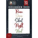 Echo Park - Christmas - Away In A Manger Collection - Designer Dies - Peace Word
