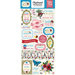 Echo Park - Alice in Wonderland Collection - Chipboard Stickers - Phrases