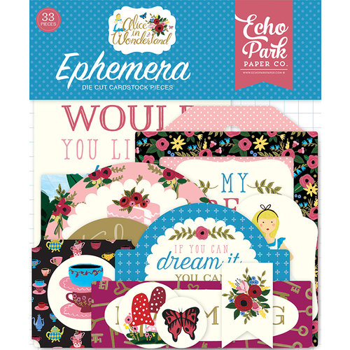 Echo Park - Alice in Wonderland Collection - Ephemera