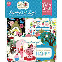 Echo Park - Alice in Wonderland Collection - Ephemera - Frames and Tags