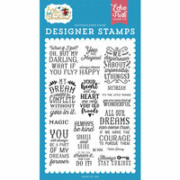 Echo Park - Alice in Wonderland Collection - Clear Acrylic Stamps - You are Magical