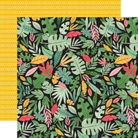 Echo Park - Animal Kingdom Collection - 12 x 12 Double Sided Paper - Paradise Palms