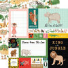 Echo Park - Animal Kingdom Collection - 12 x 12 Double Sided Paper - Multi Journaling Cards