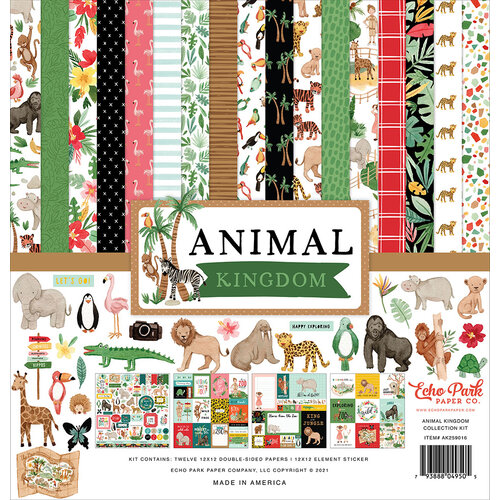 Echo Park - Animal Kingdom Collection - 12 x 12 Collection Kit