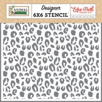 Echo Park - Animal Kingdom Collection - 6 x 6 Stencils - Cheetah