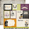 Echo Park - Arsenic and Lace Collection - 12 x 12 Double Sided Paper - Journaling Cards