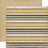 Echo Park - Arsenic and Lace Collection - 12 x 12 Double Sided Paper - Stripe