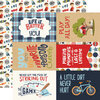 Echo Park - All Boy Collection - 12 x 12 Double Sided Paper - 4X6 Journaling Cards