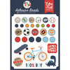 Echo Park - All Boy Collection - Self Adhesive Decorative Brads