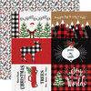 Echo Park - A Lumberjack Christmas Collection - 12 x 12 Double Sided Paper - 4 x 6 Journaling Cards