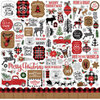 Echo Park - A Lumberjack Christmas Collection - 12 x 12 Cardstock Stickers - Elements