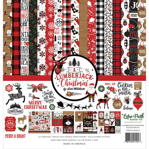 Echo Park - A Lumberjack Christmas Collection - 12 x 12 Collection Kit