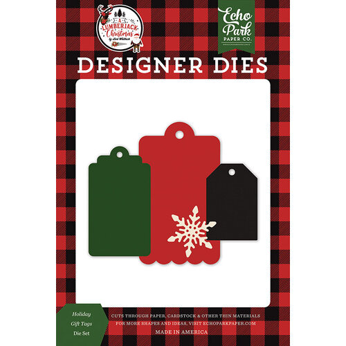 Echo Park - A Lumberjack Christmas Collection - Designer Dies - Holiday Gift Tags