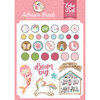 Echo Park - All Girl Collection - Self Adhesive Decorative Brads