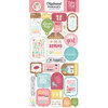 Echo Park - All Girl Collection - Chipboard Stickers - Phrases