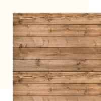 Echo Park - America Collection - 12 x 12 Double Sided Paper - Woodgrain