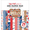Echo Park - America Collection - 6 x 6 Paper Pad