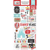Echo Park - A Magical Place Collection - Chipboard Embellishments - Phrases
