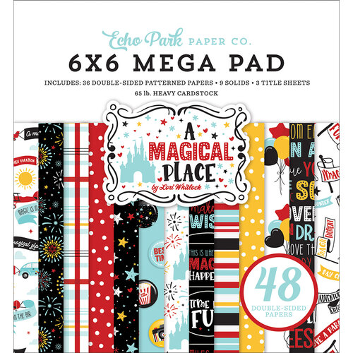 Echo Park - A Magical Place Collection - 6 x 6 Mega Paper Pad