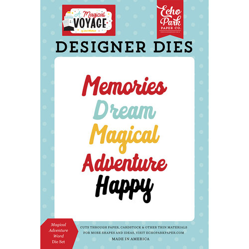 Echo Park - A Magical Voyage Collection - Designer Dies - Magical Adventure Word