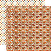 Echo Park - A Perfect Autumn Collection - 12 x 12 Double Sided Paper - Silly Fox
