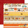 Echo Park - A Perfect Autumn Collection - 12 x 12 Double Sided Paper - Border Strips