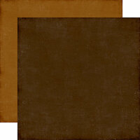 Echo Park - A Perfect Autumn Collection - 12 x 12 Double Sided Paper - Dark Brown