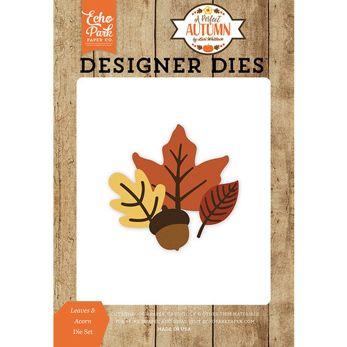 Echo Park - A Perfect Autumn Collection - Designer Dies - Leaves and Acorn