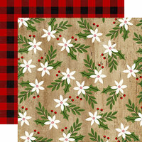 Echo Park - A Perfect Christmas Collection - 12 x 12 Double Sided Paper - Merry Mistletoe