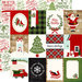 Echo Park - A Perfect Christmas Collection - 12 x 12 Double Sided Paper - 3 x 4 Journaling Cards