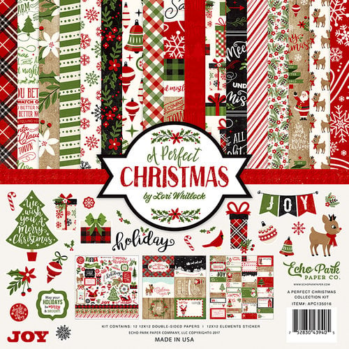 Echo Park - A Perfect Christmas Collection - 12 x 12 Collection Kit