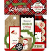 Echo Park - A Perfect Christmas Collection - Ephemera - Frames and Tags