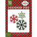 Echo Park - A Perfect Christmas Collection - Designer Dies - Christmas Snow
