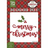 Echo Park - A Perfect Christmas Collection - Designer Dies - Merry Christmas and Holly