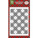 Echo Park - A Perfect Christmas Collection - Clear Photopolymer Stamps - Holiday Plaid