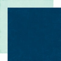Echo Park - A Perfect Winter Collection - 12 x 12 Double Sided Paper - Dark Blue