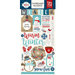 Echo Park - A Perfect Winter Collection - Chipboard Stickers