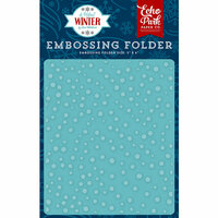 Echo Park - A Perfect Winter Collection - Embossing Folder - Snow Day