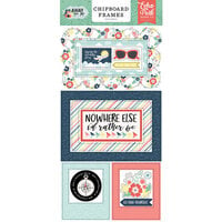 Echo Park - Away We Go Collection - Chipboard Embellishments - Frames