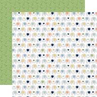 Echo Park - Baby Boy Collection - 12 x 12 Double Sided Paper - Elephants