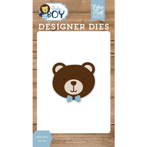 Echo Park - Baby Boy Collection - Designer Dies - Baby Bear